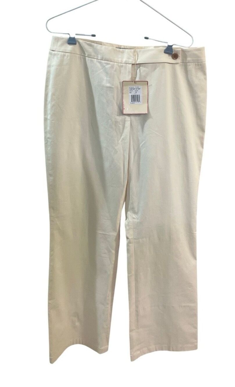Tommy Bahama Tropical cotton pants color glow sz 12 NWT